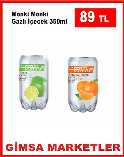 Monki Monki Gazlı İçecek 350Ml