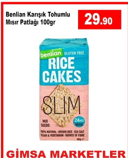 Benlian Karışık Tohumlu Mısır Patlağı 100Gr