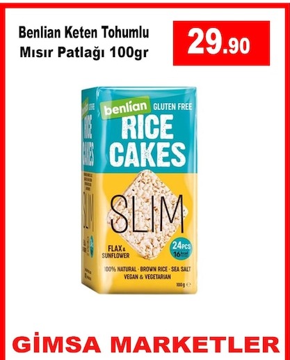 Benlian Keten Tohumlu Mısır Patlağı 100Gr