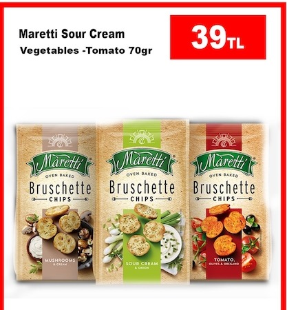 Maretti Sour Cream Vegetables -Tomato 70Gr