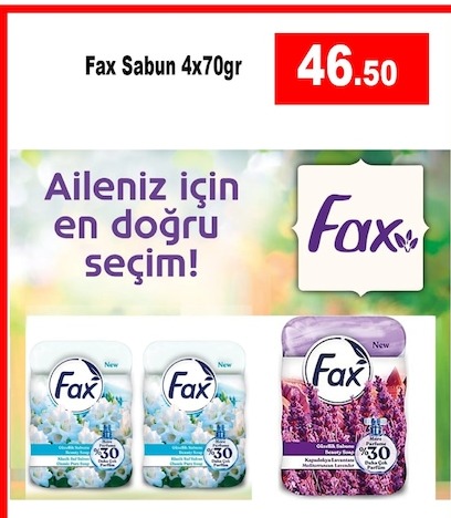 Fax Sabun 4X70Gr