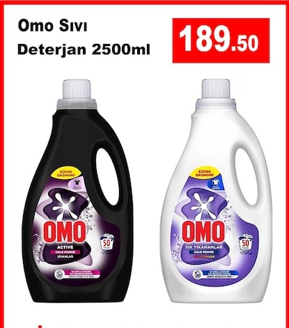 Omo Sıvı Deterjan 2500Ml