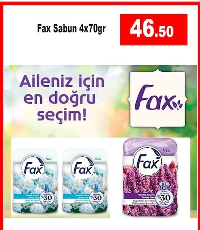 Fax Sabun 4X70Gr