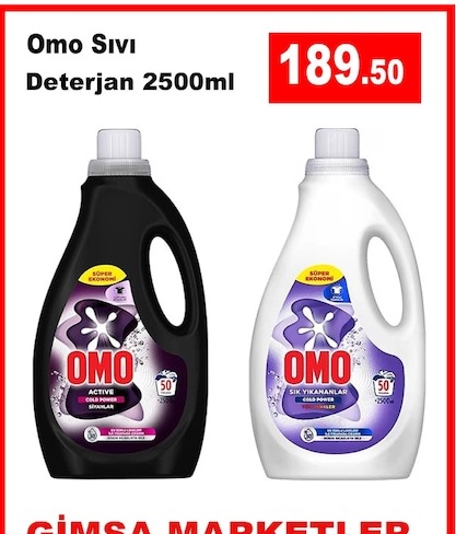 Omo Sıvı Deterjan 2500Ml