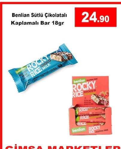Benlian Sütlü Çikolatalı Kaplamalı Bar 18Gr