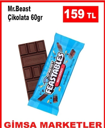 Mr.Beast Çikolata 60Gr