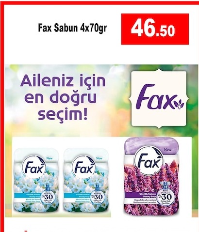 Fax Sabun 4X70Gr