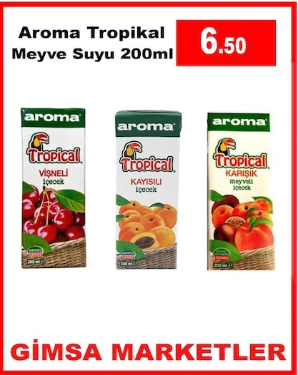 Aroma Tropikal Meyve Suyu 200Ml