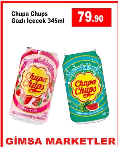 Chupa Chups Gazlı İçecek 345Ml