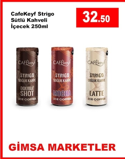Cafekeyf Strigo Sütlü Kahveli İçecek 250Ml