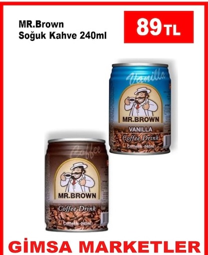 Mr.Brown Soğuk Kahve 240Ml