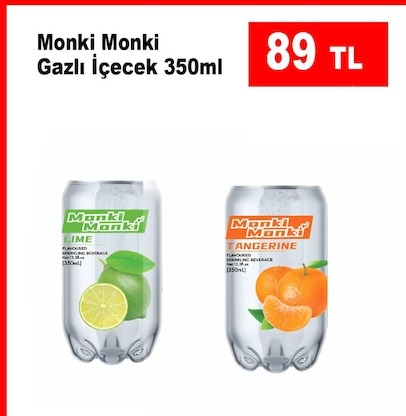 Monki Monki Gazlı İçecek 350Ml