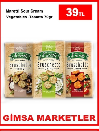 Maretti Sour Cream Vegetables -Tomato 70Gr