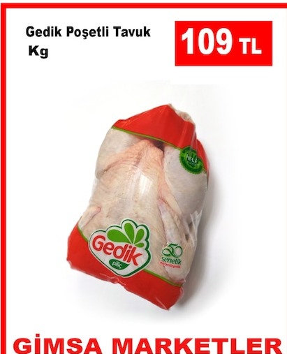 Gedik Poşetli Tavuk Kg