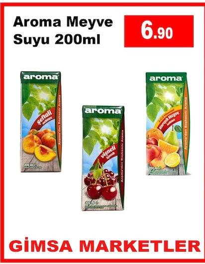 Aroma Meyve Suyu 200Ml