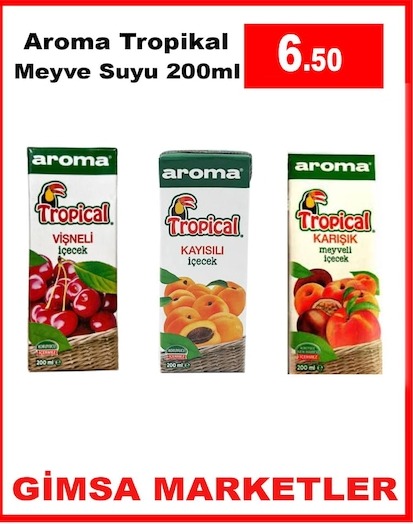 Aroma Tropikal Meyve Suyu 200Ml