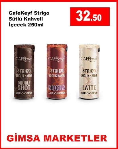 Cafekeyf Strigo Sütlü Kahveli İçecek 250Ml