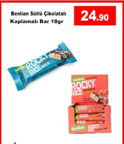 Benlian Sütlü Çikolatalı Kaplamalı Bar 18Gr