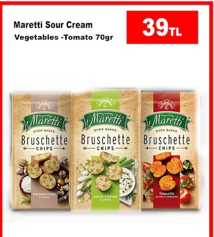 Maretti Sour Cream Vegetables -Tomato 70Gr
