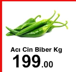Acı Cin Biber Kg