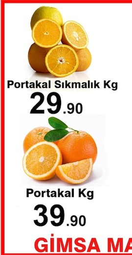 Portakal Sıkmalık Kg
