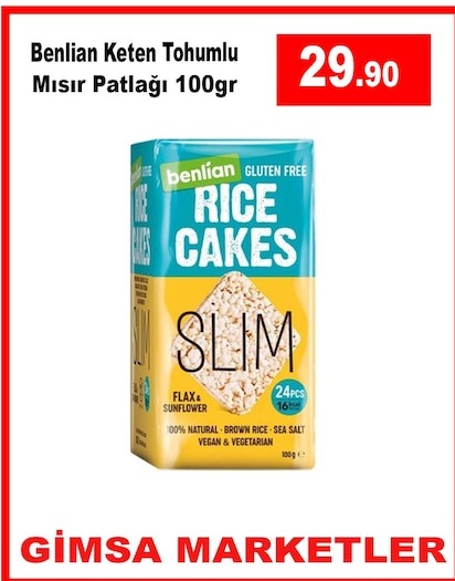 Benlian Keten Tohumlu Mısır Patlağı 100Gr
