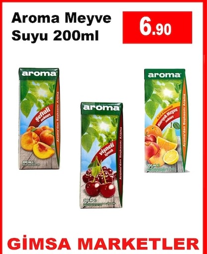 Aroma Meyve Suyu 200Ml