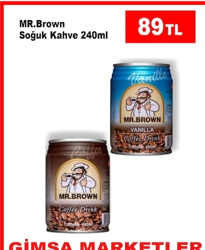 Mr.Brown Soğuk Kahve 240Ml