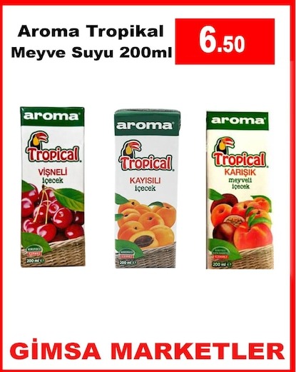 Aroma Tropikal Meyve Suyu 200Ml