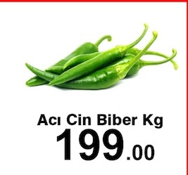 Acı Cin Biber Kg