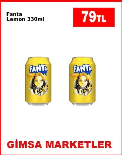 Fanta Lemon 330Ml