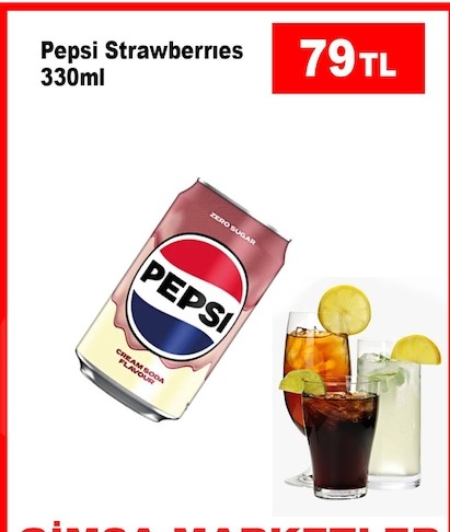 Pepsi Strawberries 330Ml