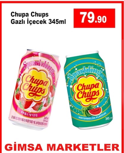 Chupa Chups Gazlı İçecek 345Ml