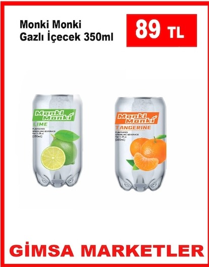 Monki Monki Gazlı İçecek 350Ml