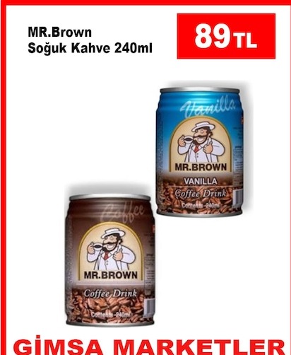 Mr.Brown Soğuk Kahve 240Ml