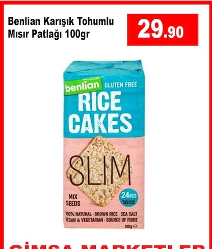 Benlian Karışık Tohumlu Mısır Patlağı 100Gr