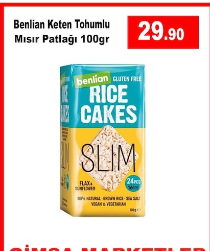 Benlian Keten Tohumlu Mısır Patlağı 100Gr