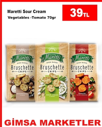 Maretti Sour Cream Vegetables -Tomato 70Gr