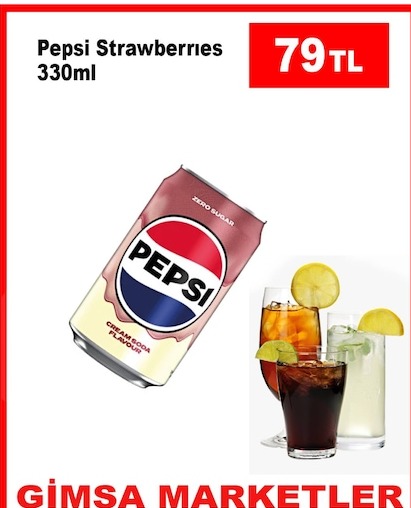 Pepsi Strawberries 330Ml
