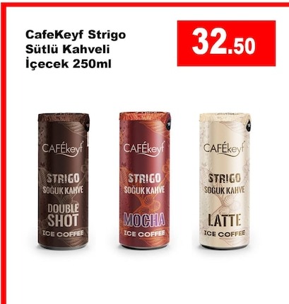 Cafekeyf Strigo Sütlü Kahveli İçecek 250Ml