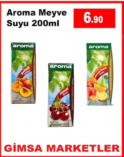 Aroma Meyve Suyu 200Ml