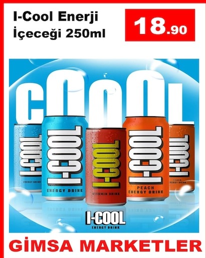 I-Cool Enerji İçeceği 250Ml