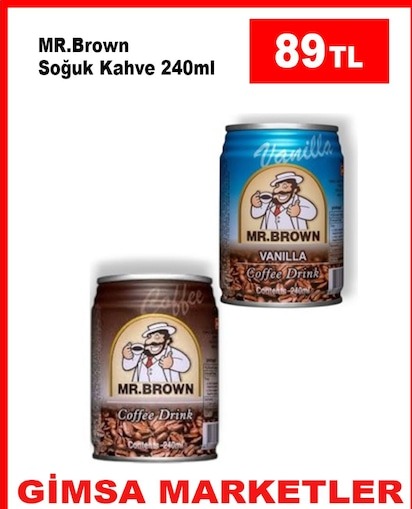 Mr. Brown Soğuk Kahve 240Ml