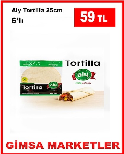 Aly Tortilla 25Cm 6'Lı