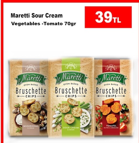 Maretti Sour Cream Vegetables -Tomato 70Gr