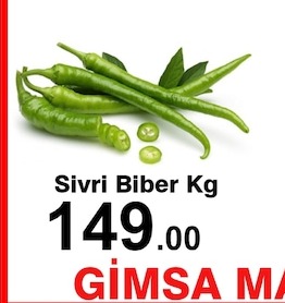Kırmızı Biber Kapya Kg