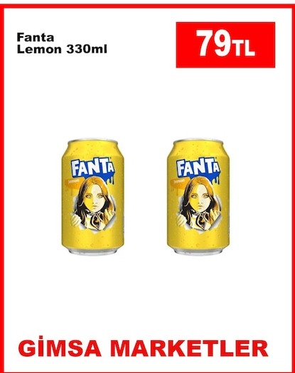 Fanta Lemon 330Ml