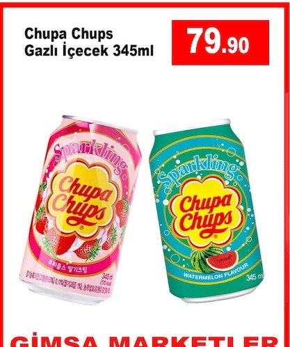 Chupa Chups Gazlı İçecek 345Ml