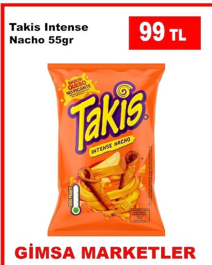 Takis Intense Nacho 55Gr