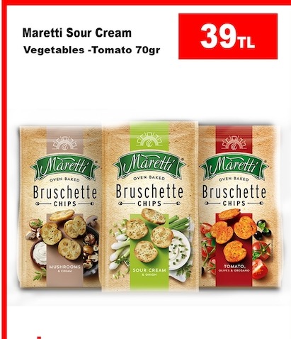 Maretti Sour Cream Vegetables -Tomato 70Gr